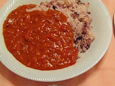 野菜たっぷりキーマカレー